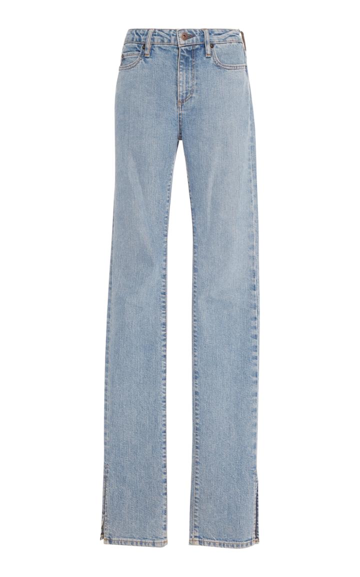 Simon Miller Split Hem Straight Leg Jean