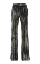 Sally Lapointe Sequins Straight Leg Trouser