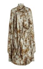 Moda Operandi Petar Petrov Amara Printed Silk Jersey Dress