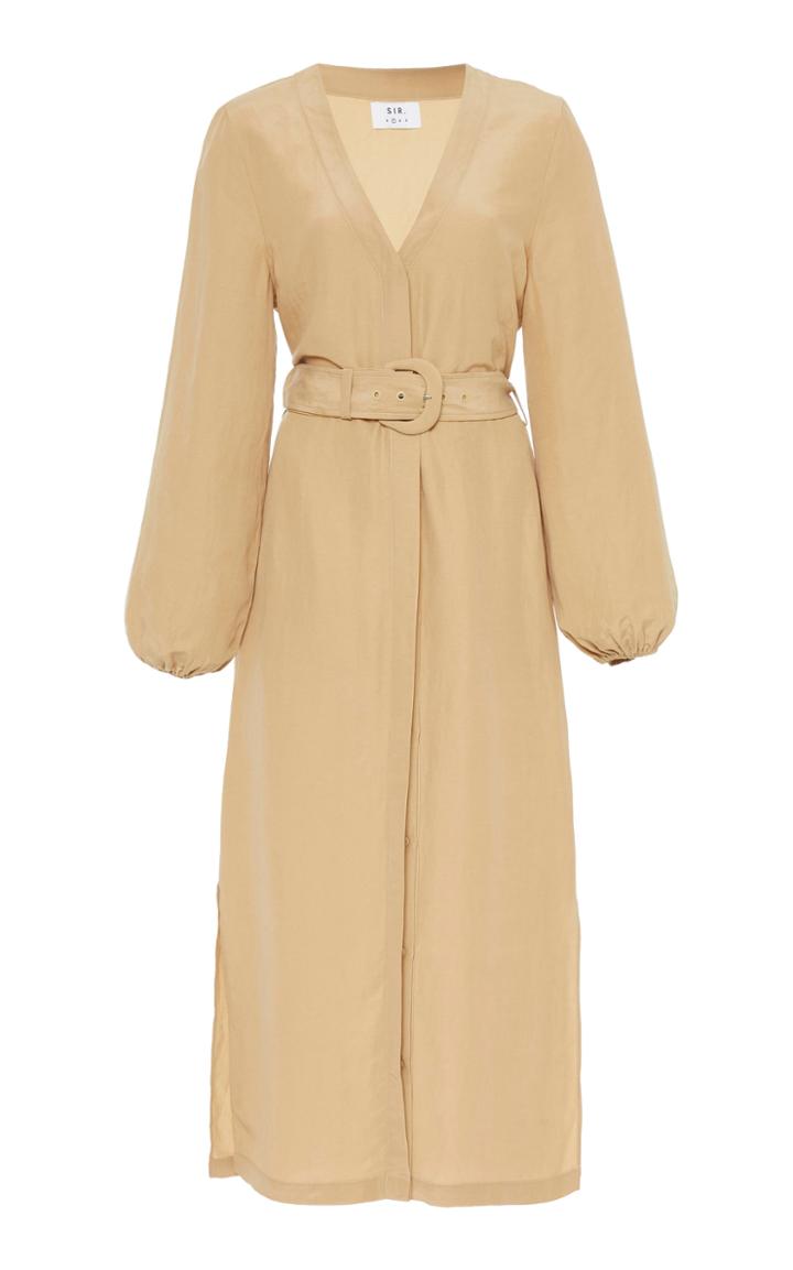 Sir The Label Leon Long Sleeve Midi Dress
