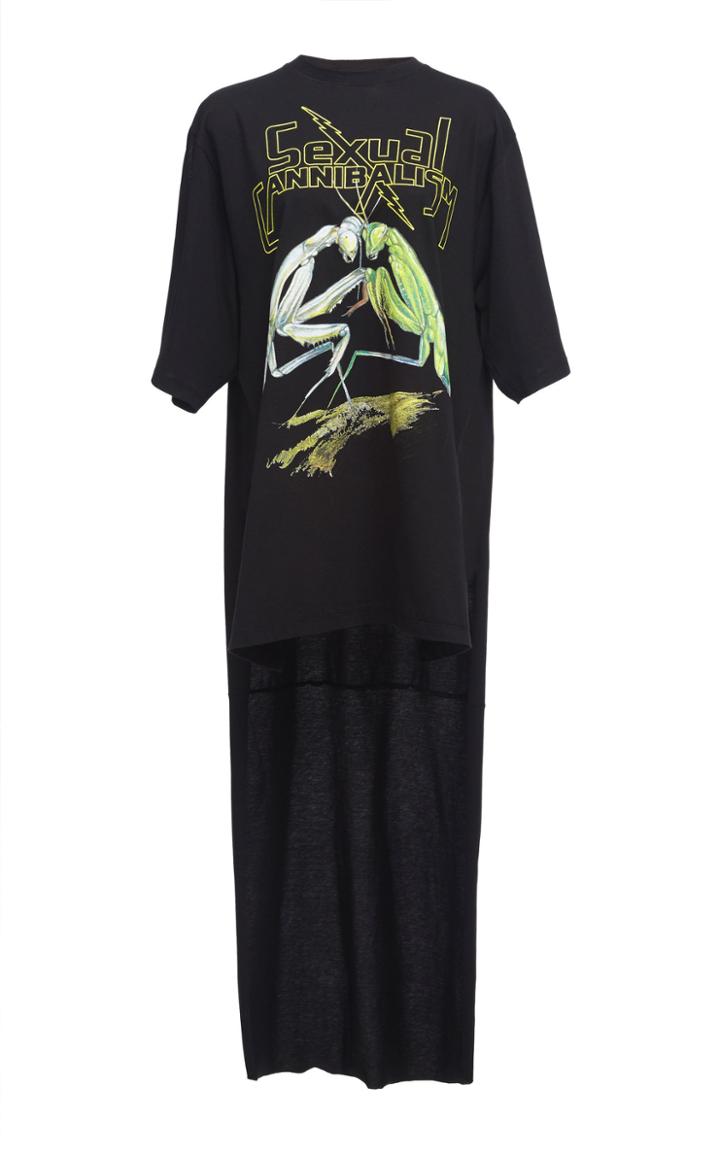 Christopher Kane High-low Cotton T-shirt