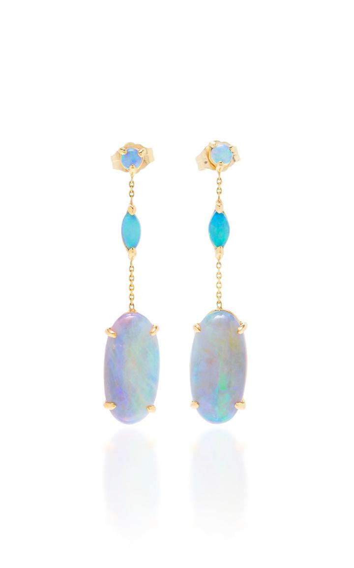 Wwake One-of-a-kind Opal Drop Earrings