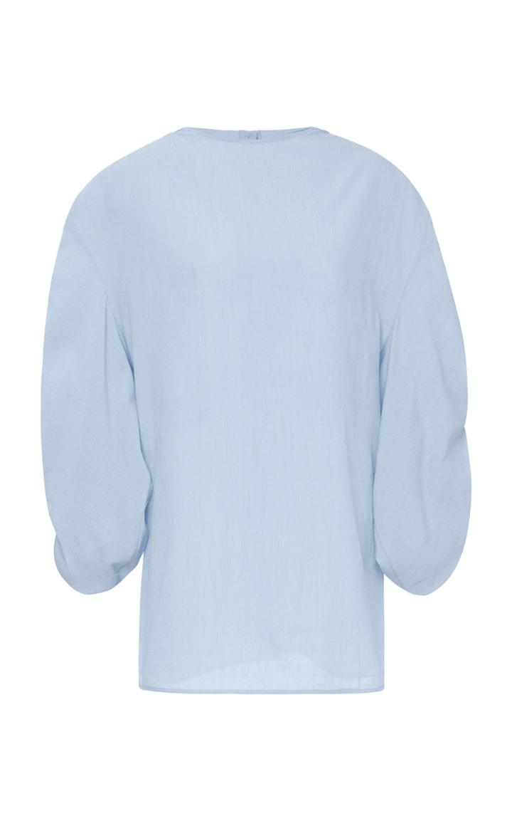 Jil Sander Faustine Gathered Sleeve Top