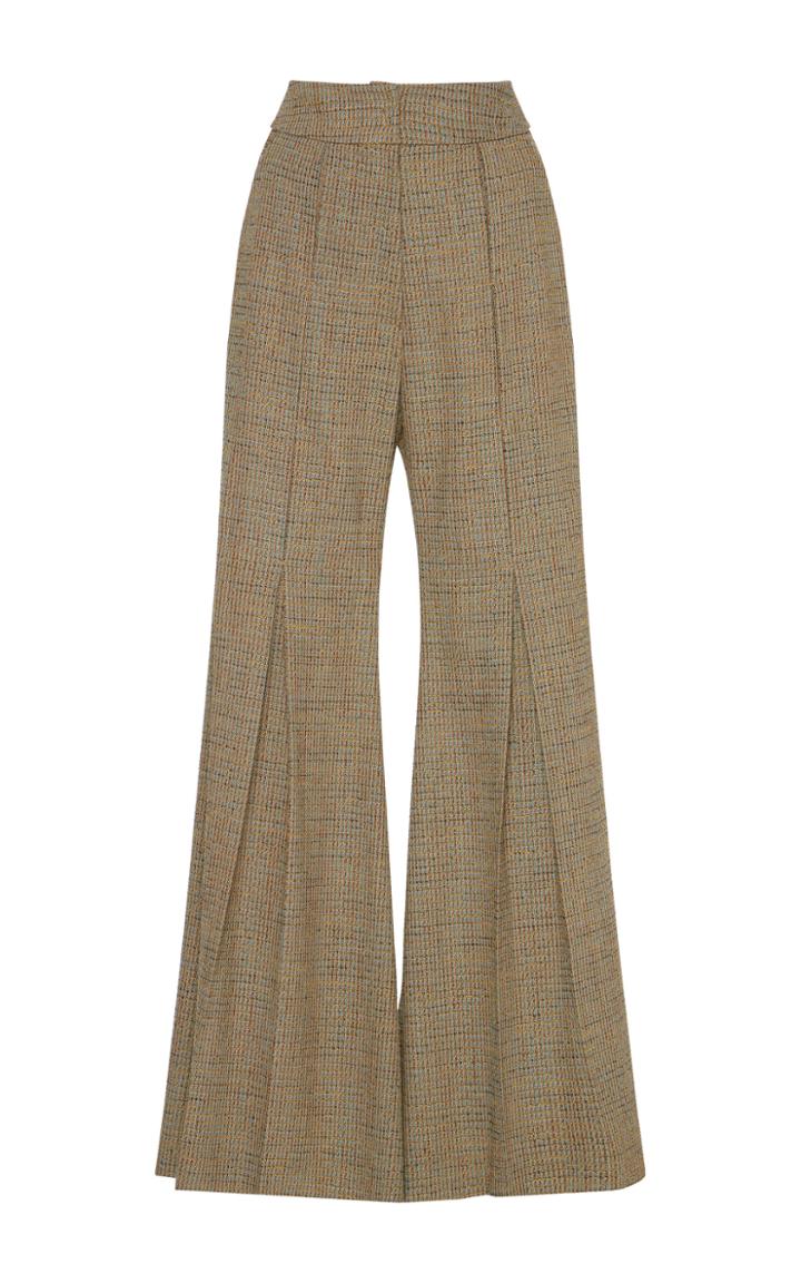 Kimhekim Brown Inverted Pleats Pants