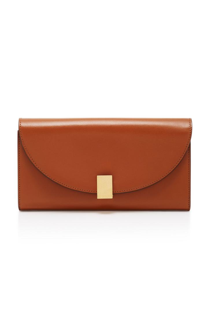 Victoria Beckham Half Moon Leather Wallet