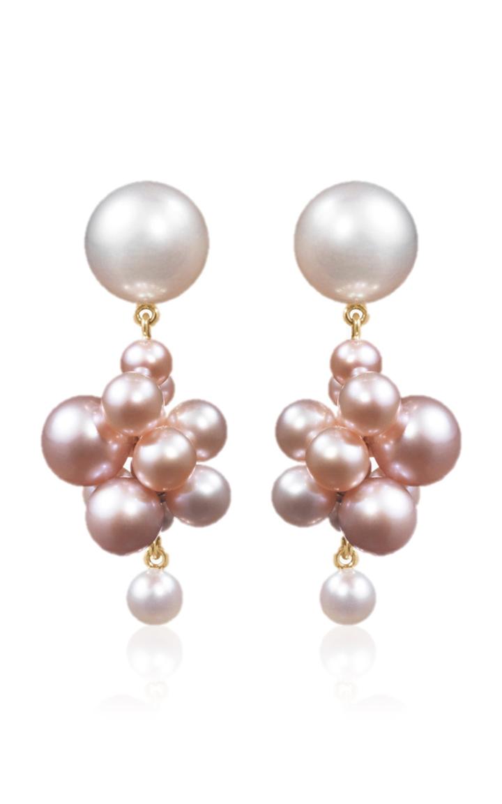 Moda Operandi Sophie Bille Brahe Botticelli Rose Earrings