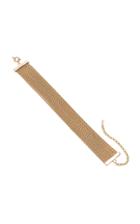 Fallon Stacked Gold-plated Brass Choker Necklace