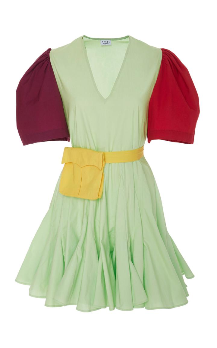 Rhode Resort Vivienne Draped Mini Dress