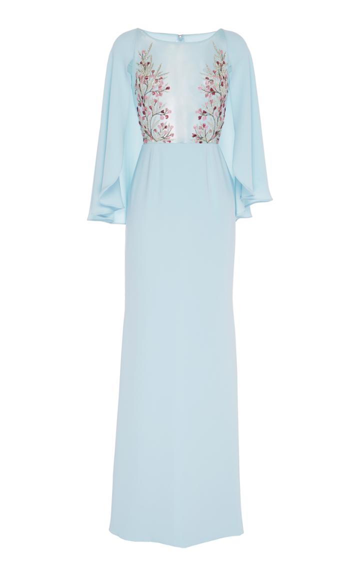 Georges Hobeika Embellished Cape Gown