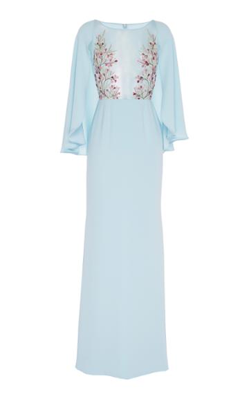 Georges Hobeika Embellished Cape Gown