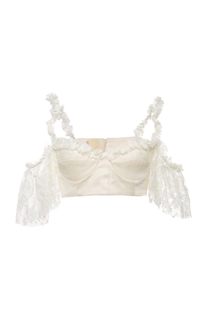 Nina Tiari White Wedding Top