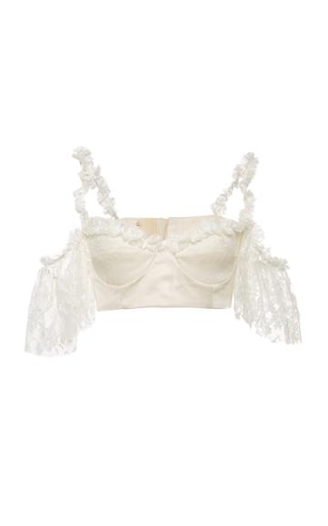 Nina Tiari White Wedding Top