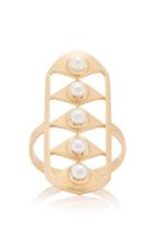 Doryn Wallach Freshwater Pearl Gladiator Ring
