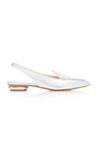Nicholas Kirkwood Beya Slingback Leather Flats