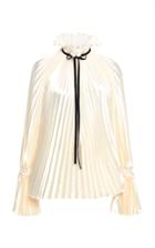 Moda Operandi Philosophy Di Lorenzo Serafini Pleated Satin Blouse