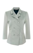 Zac Posen Duchess Satin Blazer