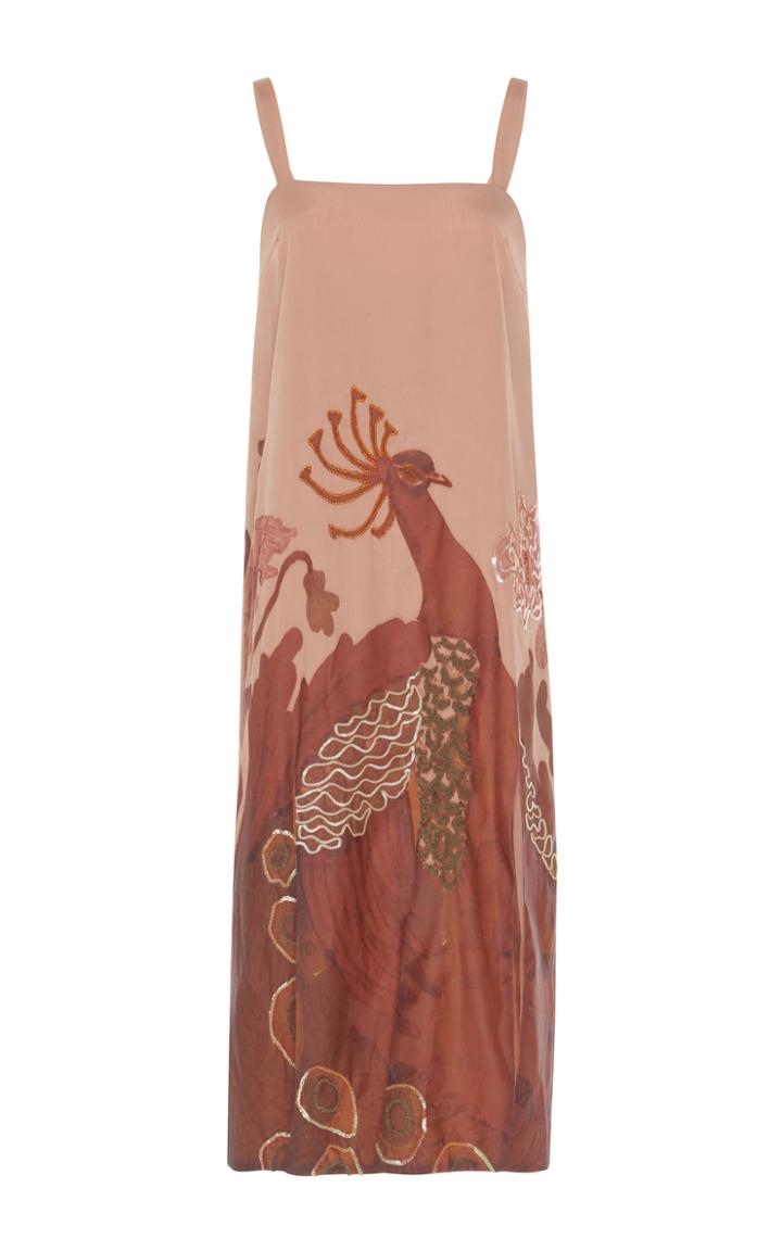 Stella Jean Peacock Print Dress