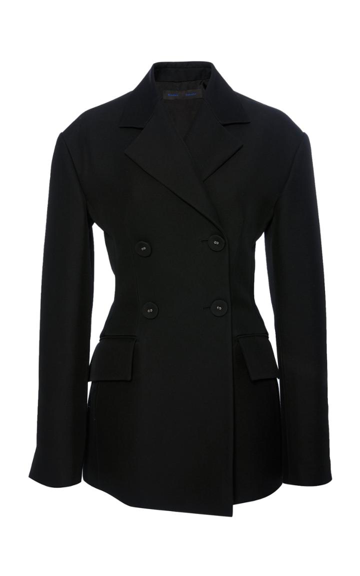 Proenza Schouler Double-breasted Crepe Blazer
