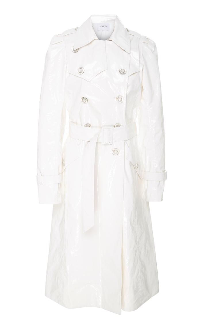 Jill Stuart Greta Vinyl Trench