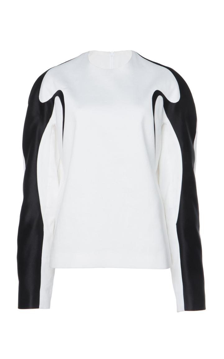 Haider Ackermann Two-toned Piped Wool Top