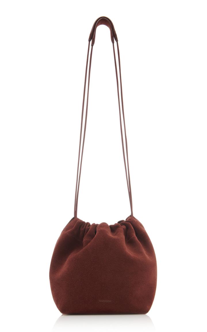 Moda Operandi Jil Sander Small Drawstring Leather Crossbody Bag