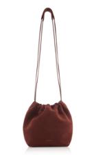 Moda Operandi Jil Sander Small Drawstring Leather Crossbody Bag