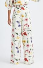 Moda Operandi Oscar De La Renta High-rise Floral Wide-leg Pant