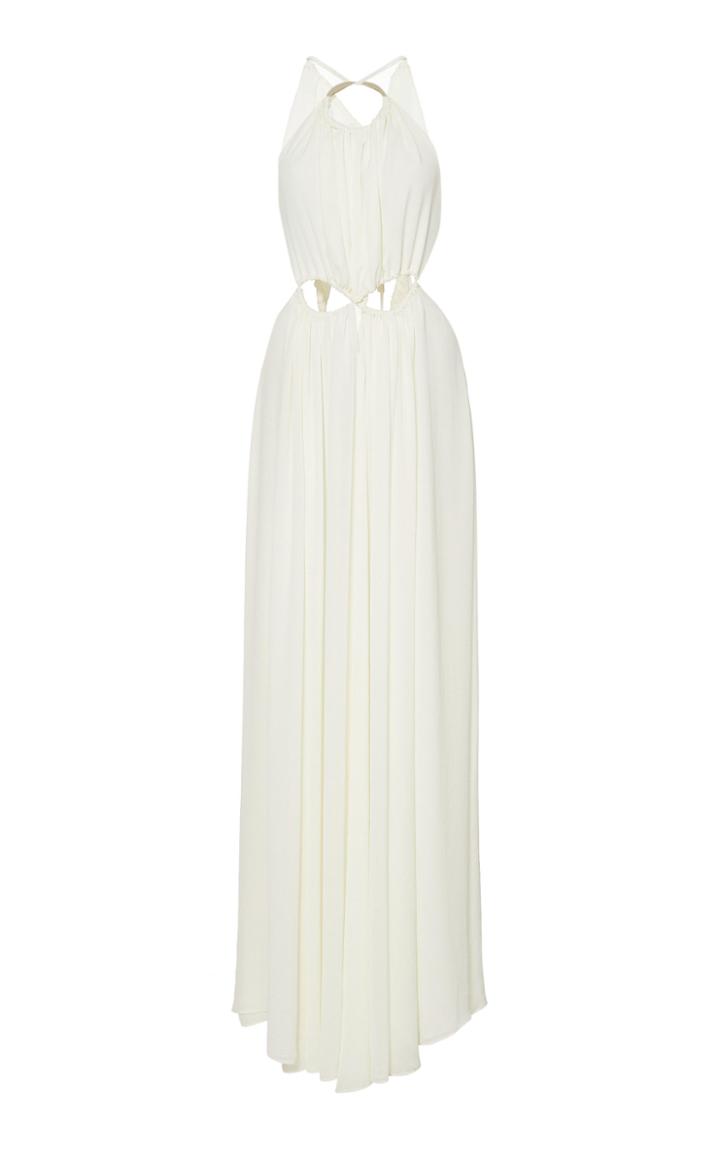 Cult Gaia Aphrodite Halter Maxi Dress