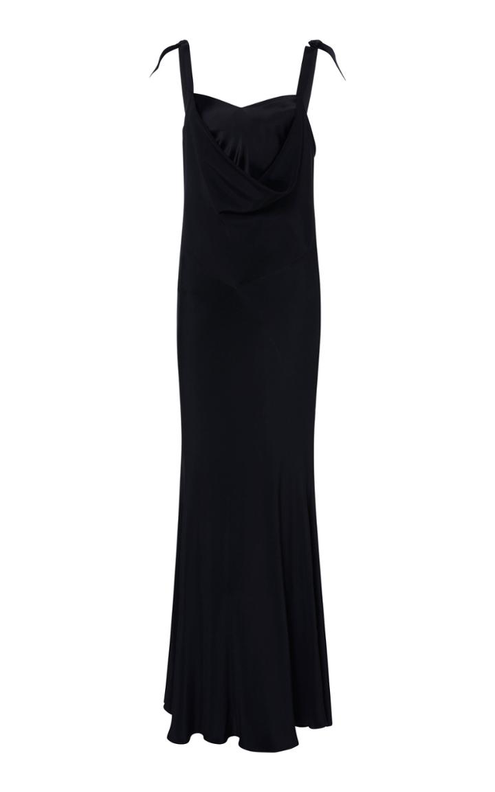 Racil 1983 Sleeveless Silk Gown