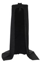 Balmain Long Embellished-dot High-neck Cape