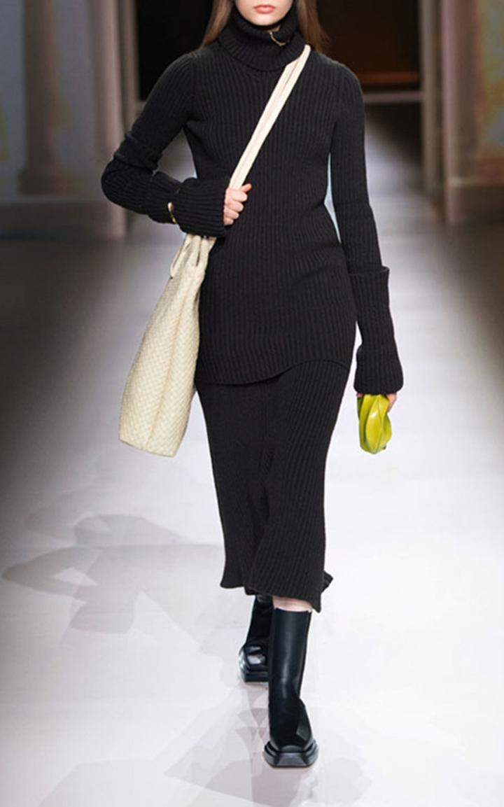 Bottega Veneta Ribbed-knit Wool Turtleneck Sweater