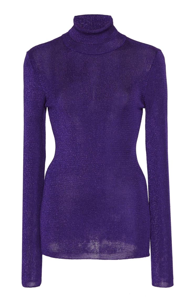 Temperley London Beryl Knit Turtleneck Sweater