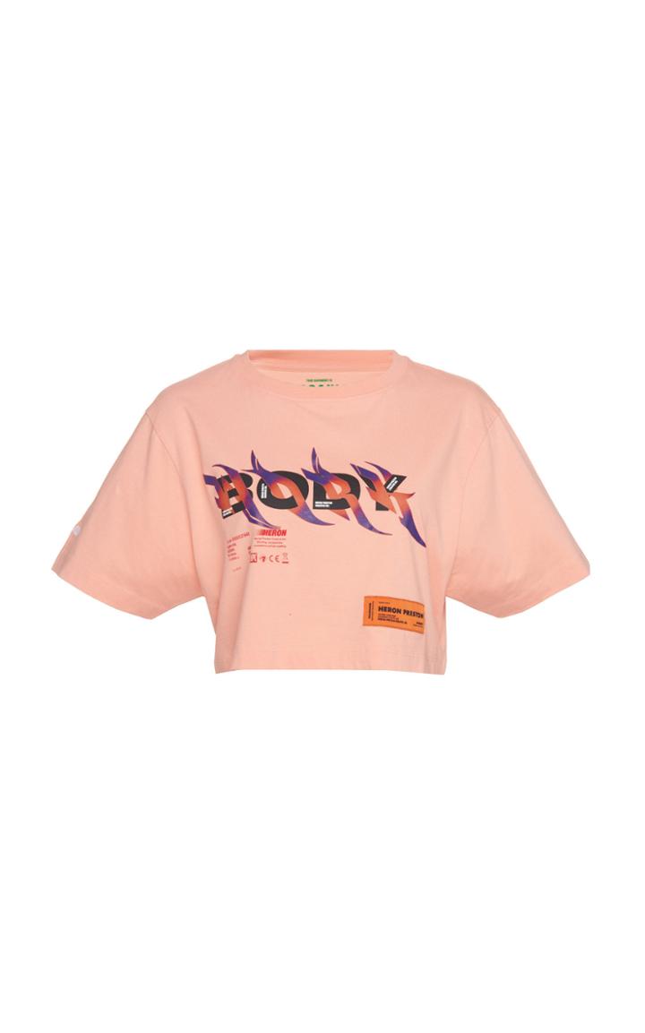 Heron Preston Cropped Short Sleeve Tee