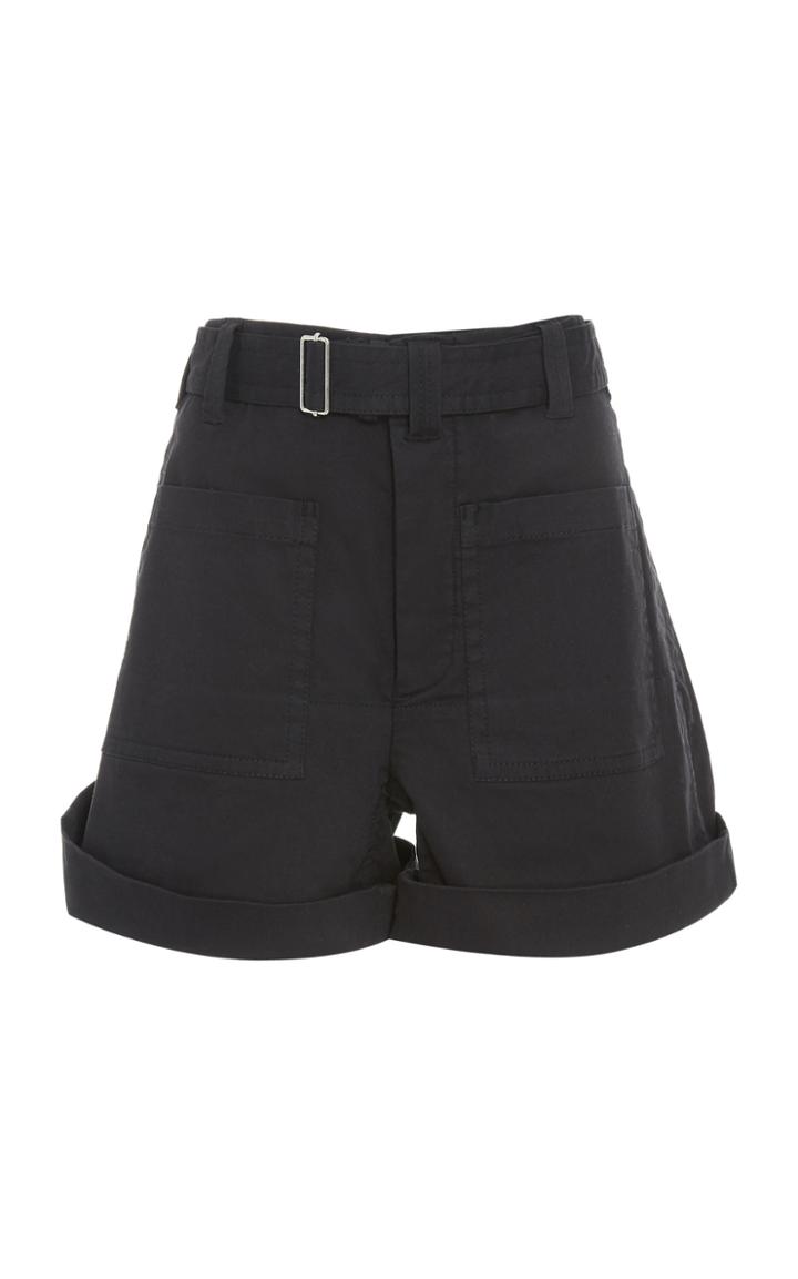 Proenza Schouler Pswl Slouchy Cotton-blend Shorts