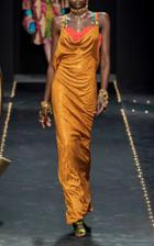 Versace Sparkling Halter Lurex Gown