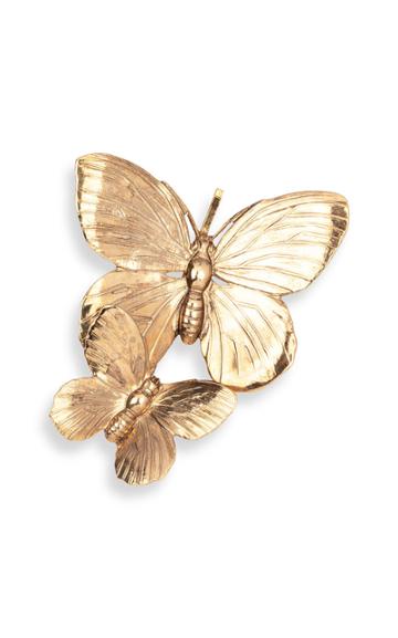 Jennifer Behr Mazarine Brass Butterfly Bobby Pin
