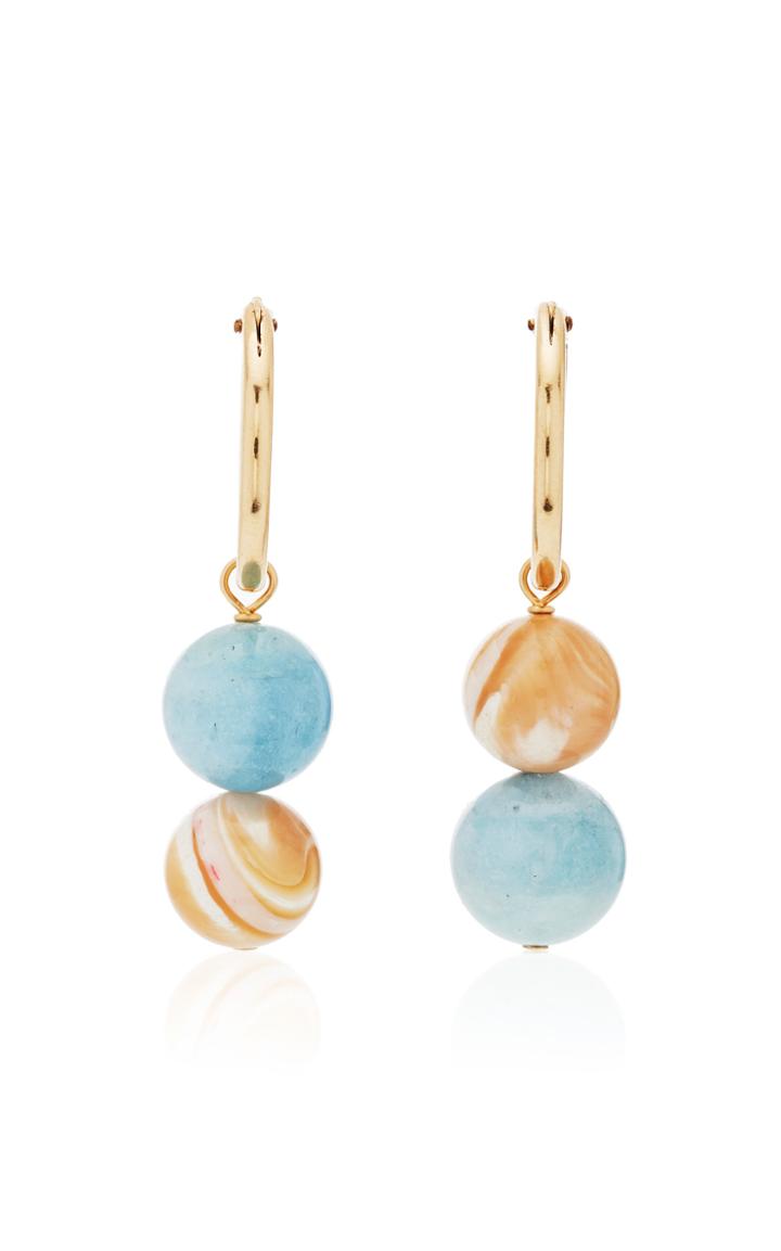 Moda Operandi Beck Jewels Zanzi Aqua Hoops