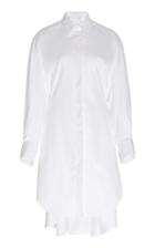 Moda Operandi Unttld Open Back Asymetric Hem Cotton Shirt Dress Size: 2