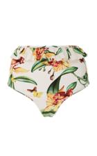 Agua By Agua Bendita Alicia High-waisted Ruffled Bikini Bottom Size: S