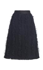 Moda Operandi Giambattista Valli Frayed-trim Tweed Skirt