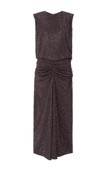 Michael Kors Collection Crystal Embroidered Dress