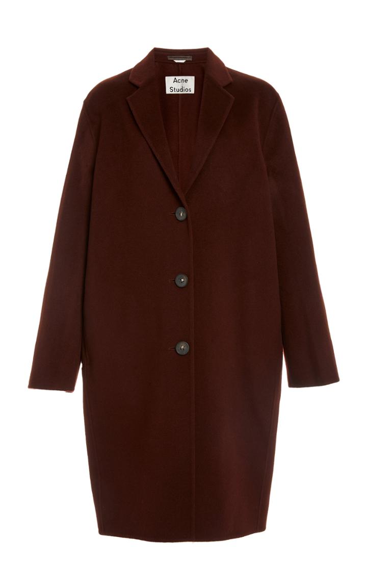 Acne Studios Avalon Double Oversized Wool Coat