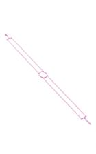 As29 La Collection Pink Oval Double Chain Choker