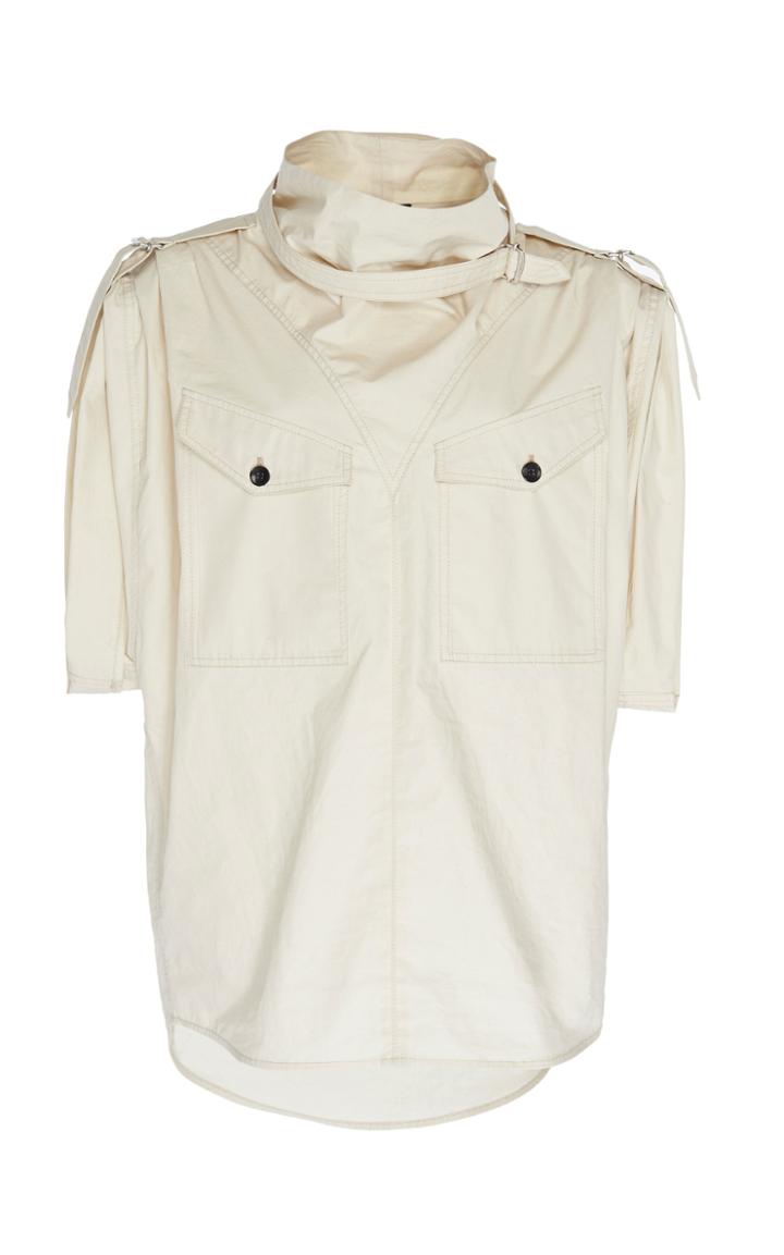 Isabel Marant Parlamea High-necked Cotton Top Size: 38