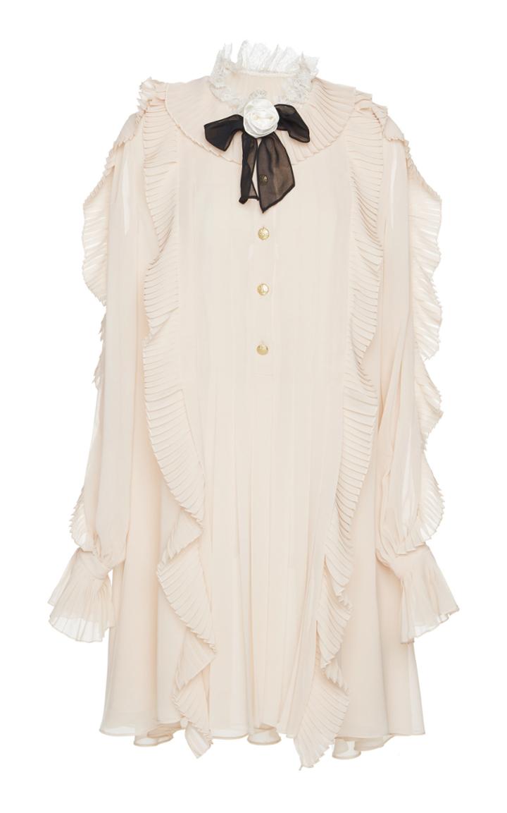Philosophy Di Lorenzo Serafini Ruffle Georgette Mini Dress