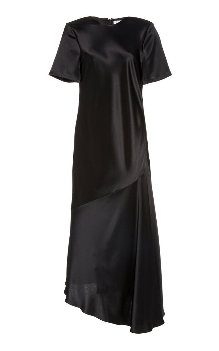 Moda Operandi Deveaux Ophelia Asymmetric Satin Dress