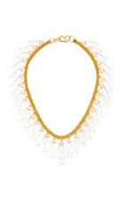 Moda Operandi Loren Nicole 22k Yellow Gold Silla Fish Necklace