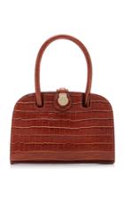 Manu Atelier Ladybird Micro Croc Embossed Leather Bag