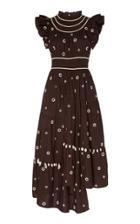 Ulla Johnson Zemora Pleated Cotton Dress