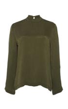 Eron June High Neck Fitted Top